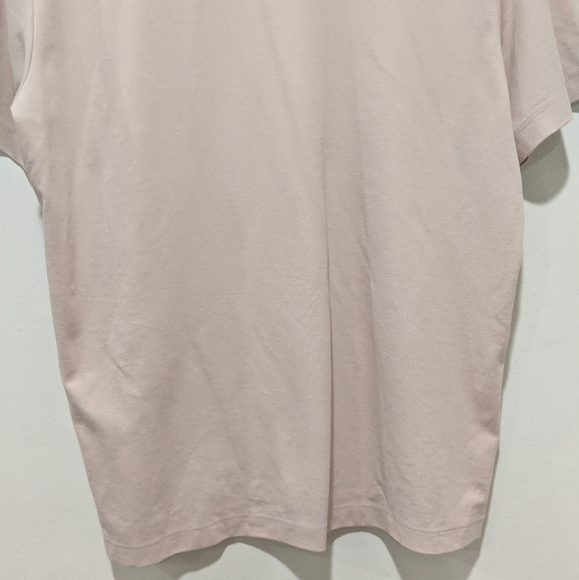 Theory Willem Petal Pink Polo Short Sleeve Shirt - Picture 9 of 14